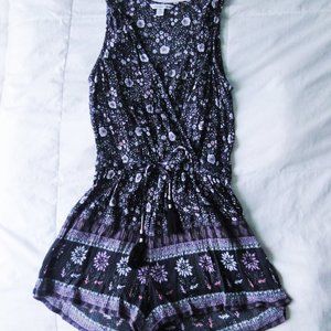 Floral Patterned Romper